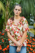Coop Frill-Anthropy Top Cherry