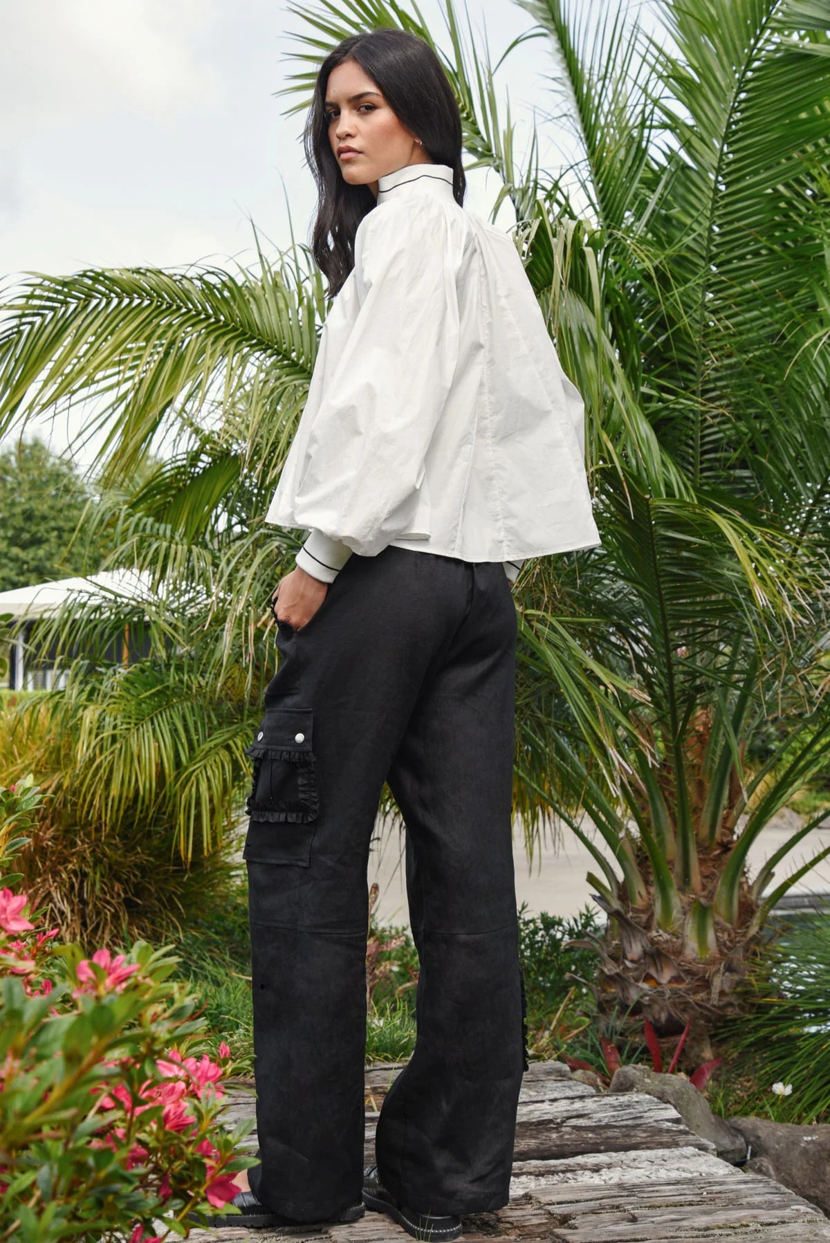 Coop Linen On The Edge Trousers - Black