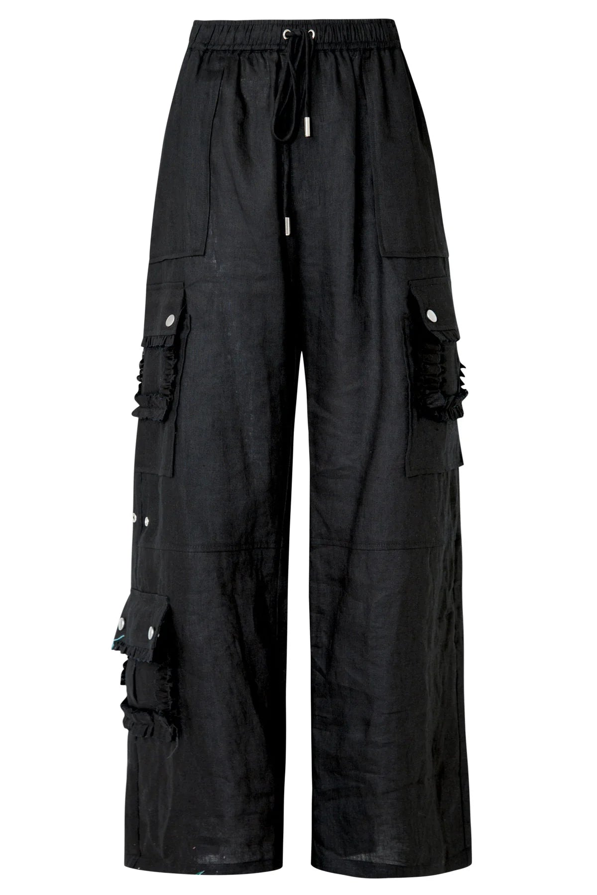 Coop Linen On The Edge Trousers - Black