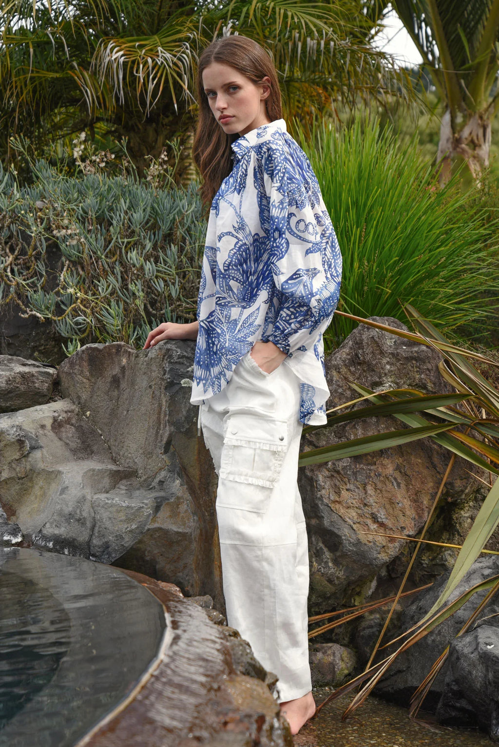 Coop Linen On The Edge Trousers - White