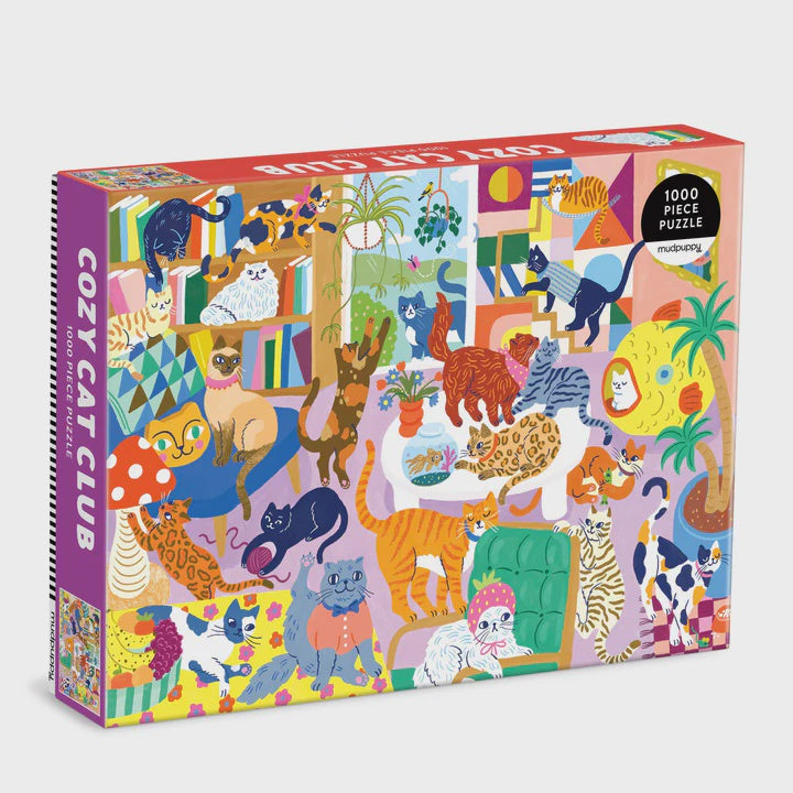 Cozy Cat Club 1000 Piece Puzzle