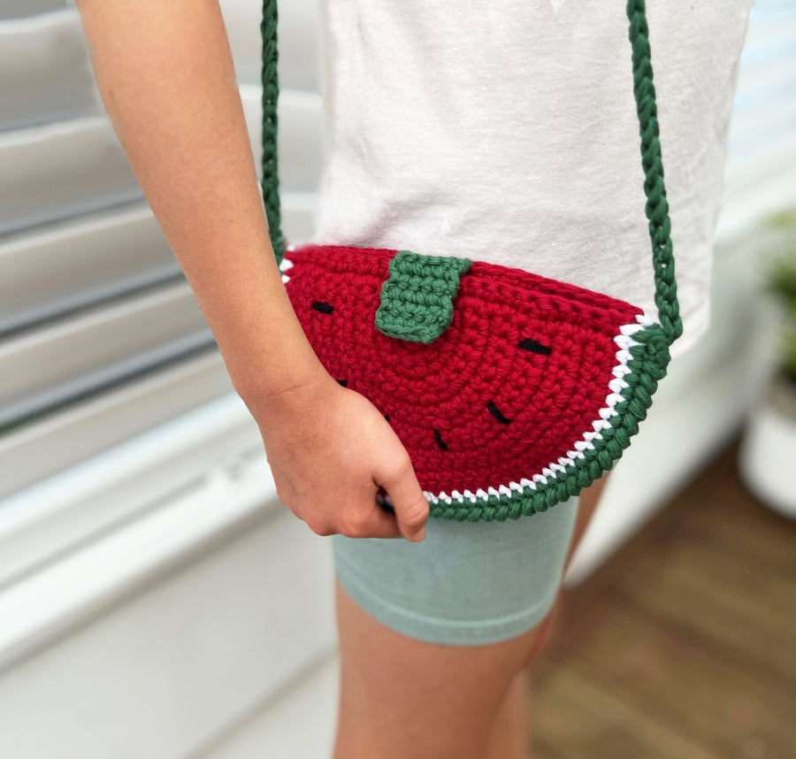 Crochet Watermelon Bag