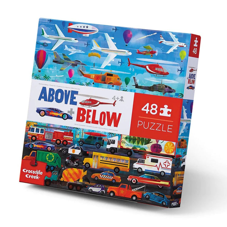 Above and Below Things That Go Puzzle - 48 pce