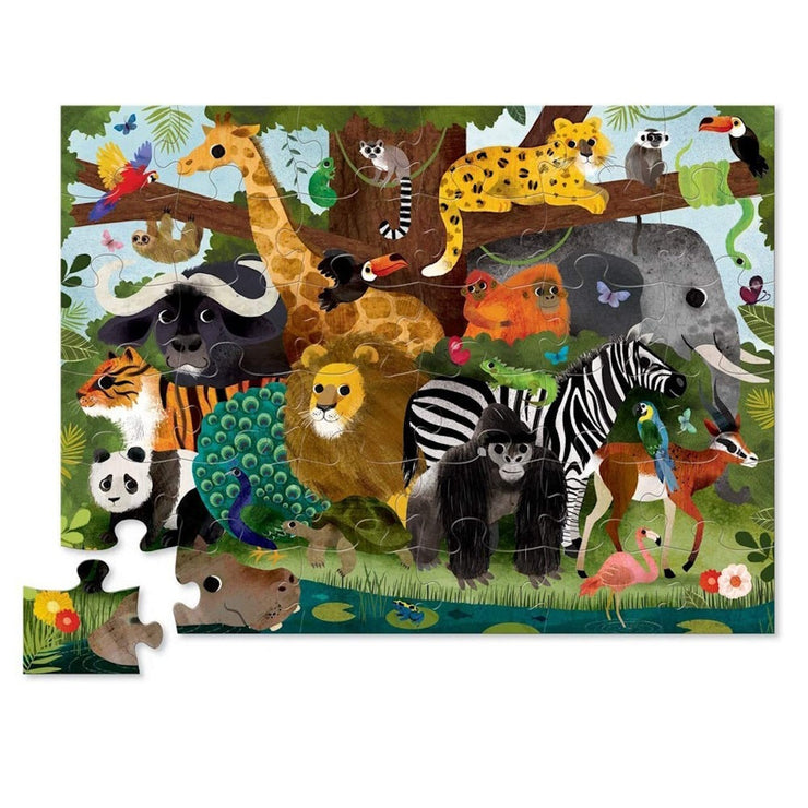 Jungle Friends Floor Puzzle - 36 pce
