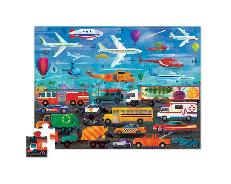 Above and Below Things That Go Puzzle - 48 pce