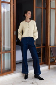 Cropped Party In A Cardi - Ivory