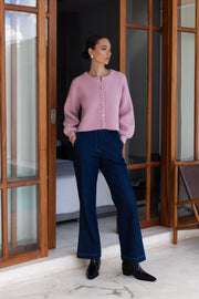 Cropped Party In A Cardi - Pink