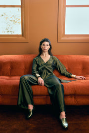 Elk Medjal Pant - Gold/Black
