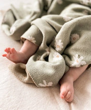 Daisy Organic Blanket - Thyme