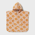 Daisy Glow Organic Terry Hooded Poncho