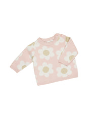 Daisy Knit Jumper - Rose Last One Was $90 Now
