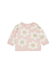 Daisy Knit Jumper - Rose