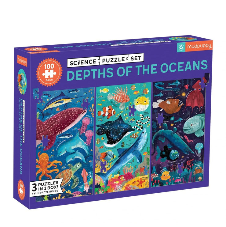 Depths of the Oceans Science Puzzle Set