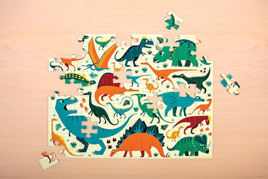 Dinosaur Dig 100pc Double Sided Puzzle Due 4 July