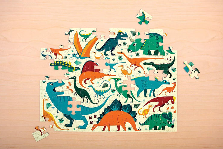 Dinosaur Dig 100pc Double Sided Puzzle Due 4 July