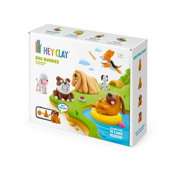 Hey Clay - Dog Buddies (15 Cans)