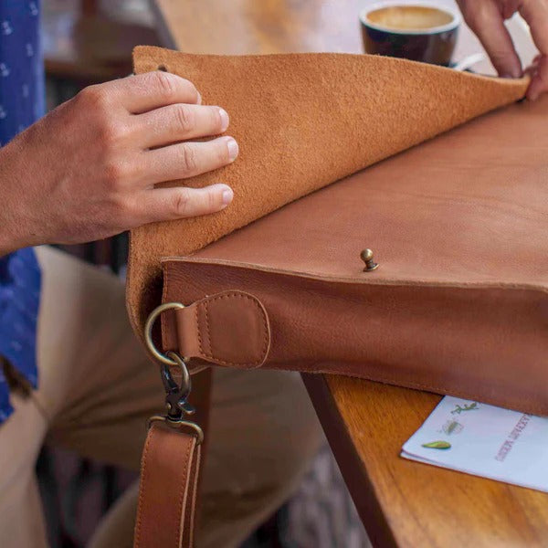 Forrest Satchel - Tan Was $499 Now