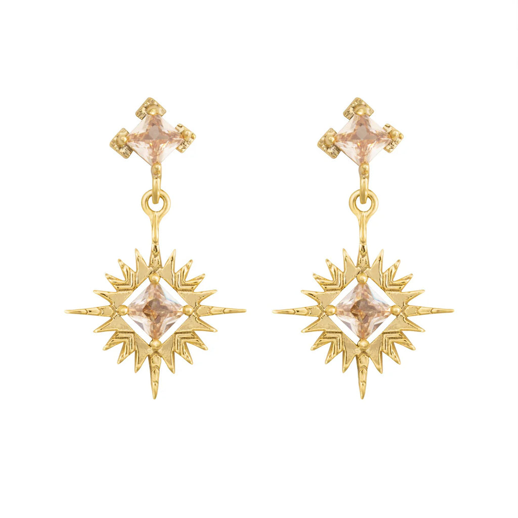 Dusting of Jewels - Starburst Earrings