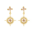 Dusting of Jewels - Starburst Earrings