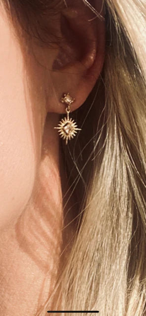 Dusting of Jewels - Starburst Earrings