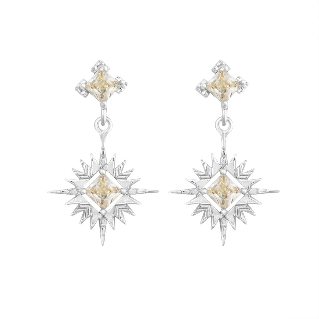 Dusting of Jewels - Starburst Earrings