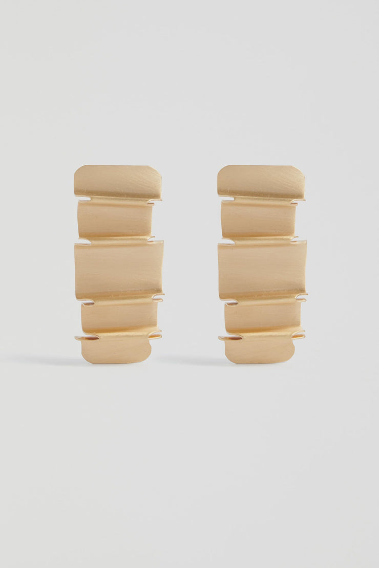 Elk Gold Feldde Earrings