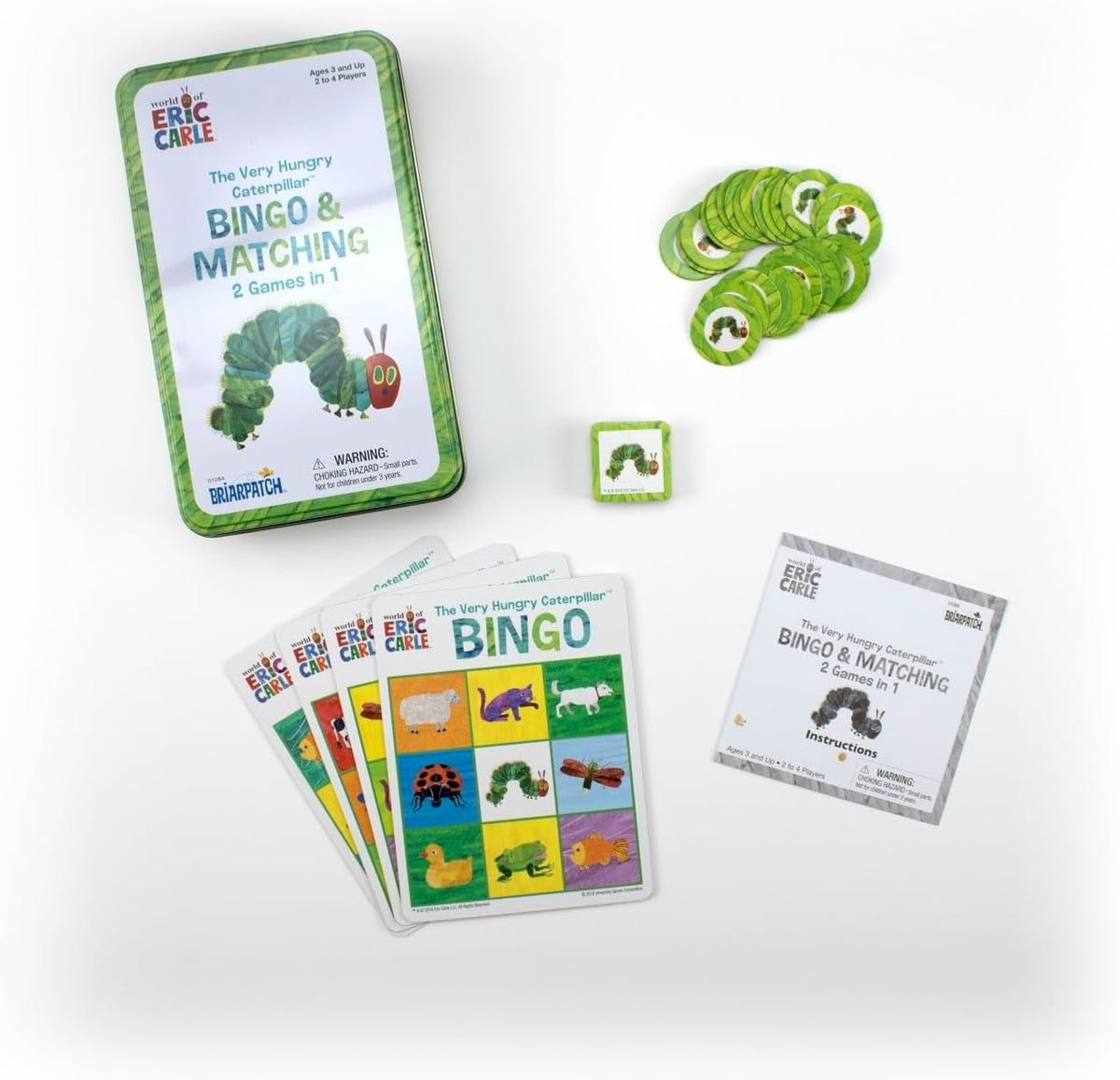 Eric Carle Bingo & Matching Tin Game