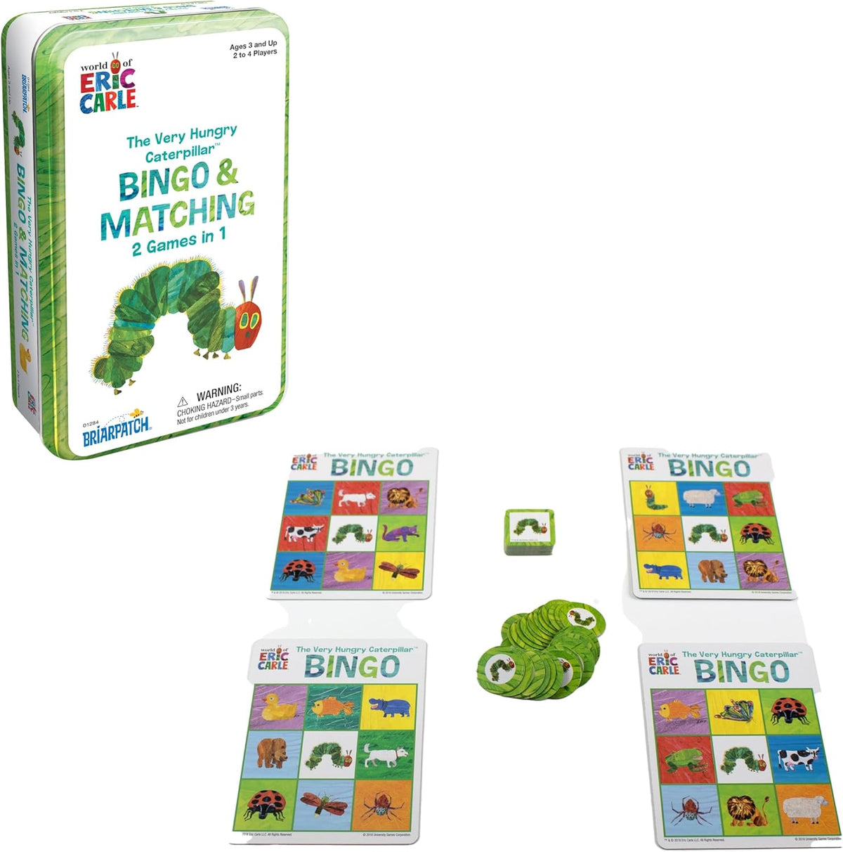 Eric Carle Bingo & Matching Tin Game