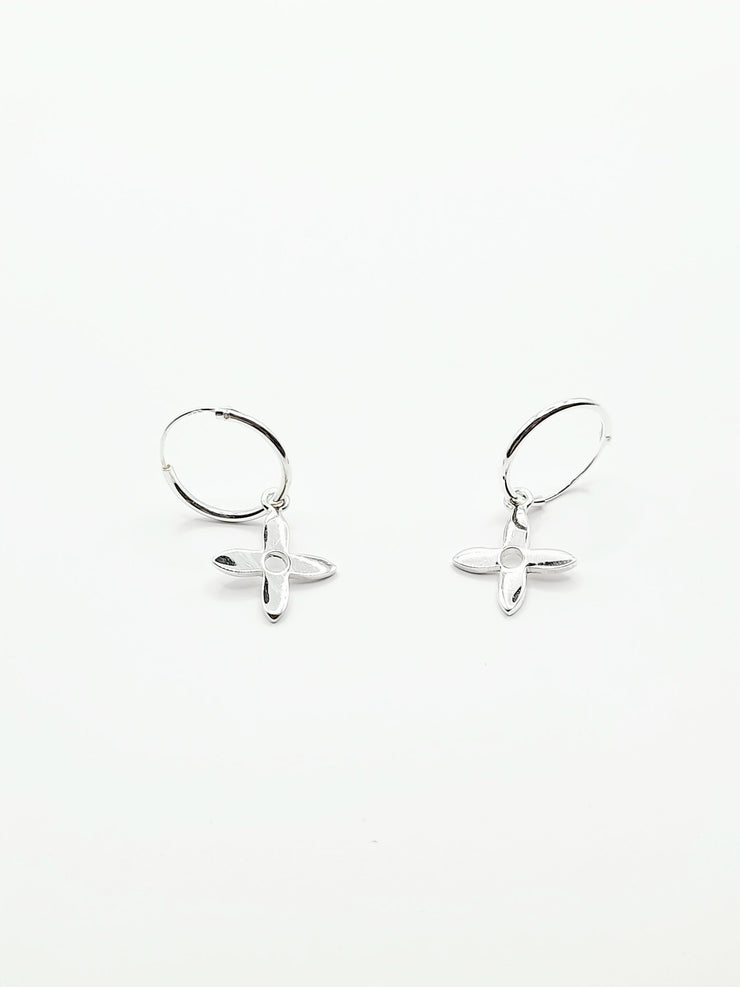 S/S Tapa Hoop Earrings