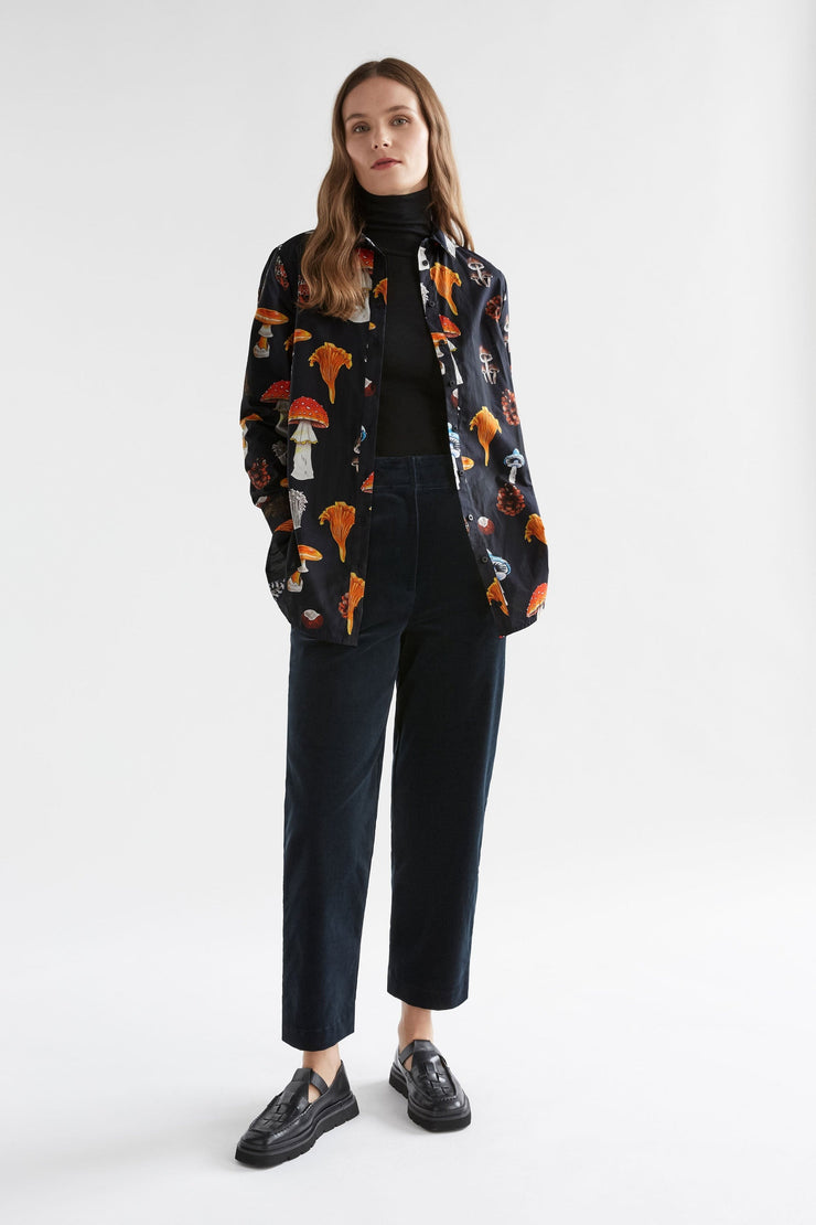 Elk Allem Shirt - Mushroom Print