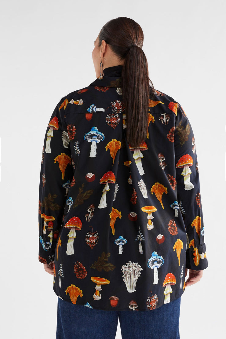 Elk Allem Shirt - Mushroom Print