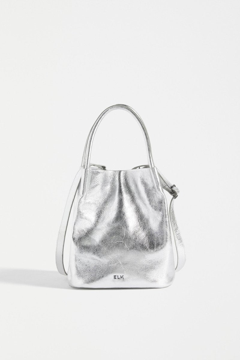 Elk Orsa Mini Metallic Handbag - Silver