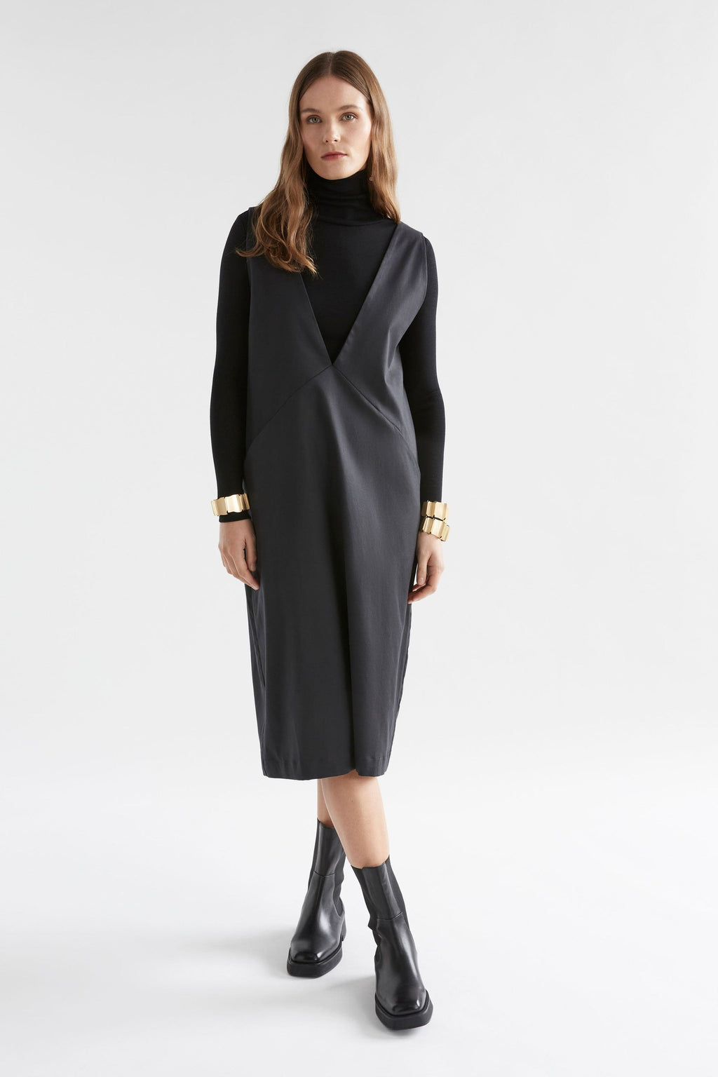Elk Ronne Dress - Black Was $299 Now
