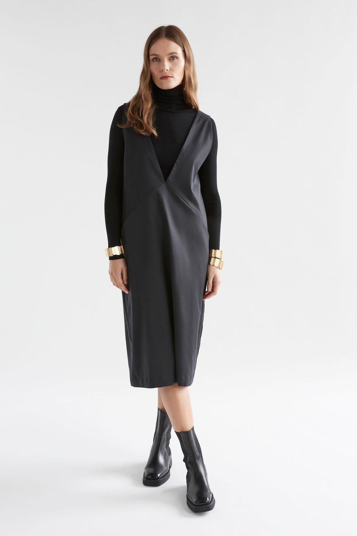 Elk Ronne Dress - Black Was $299 Now