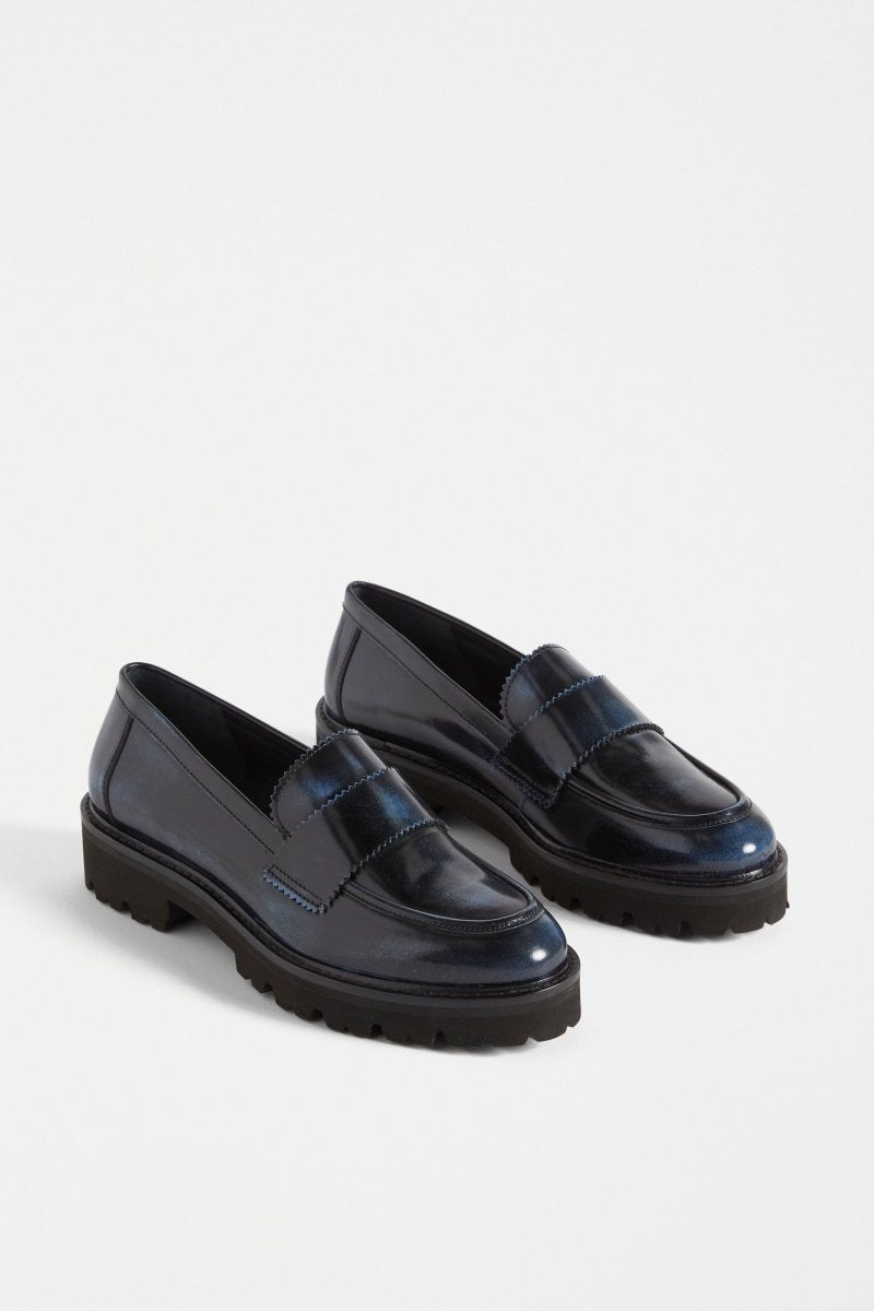 Elk Tirstta Platform Loafer - Dark Navy