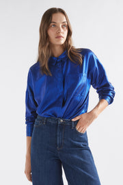 Elk Blue Metallic Luche Shirt