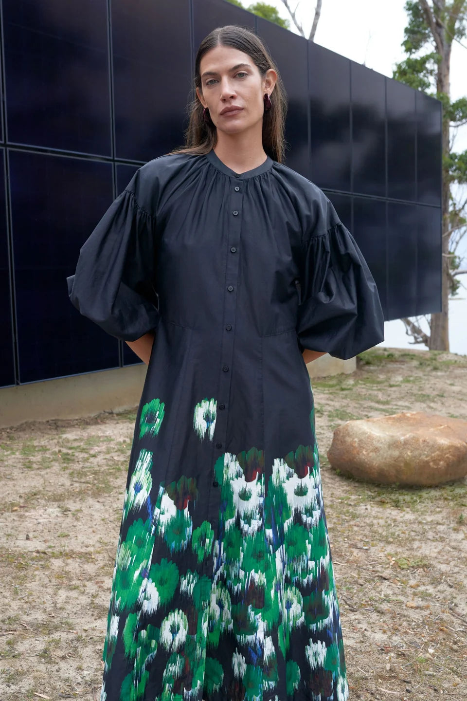 Elk Eller Dress - Arkite Print