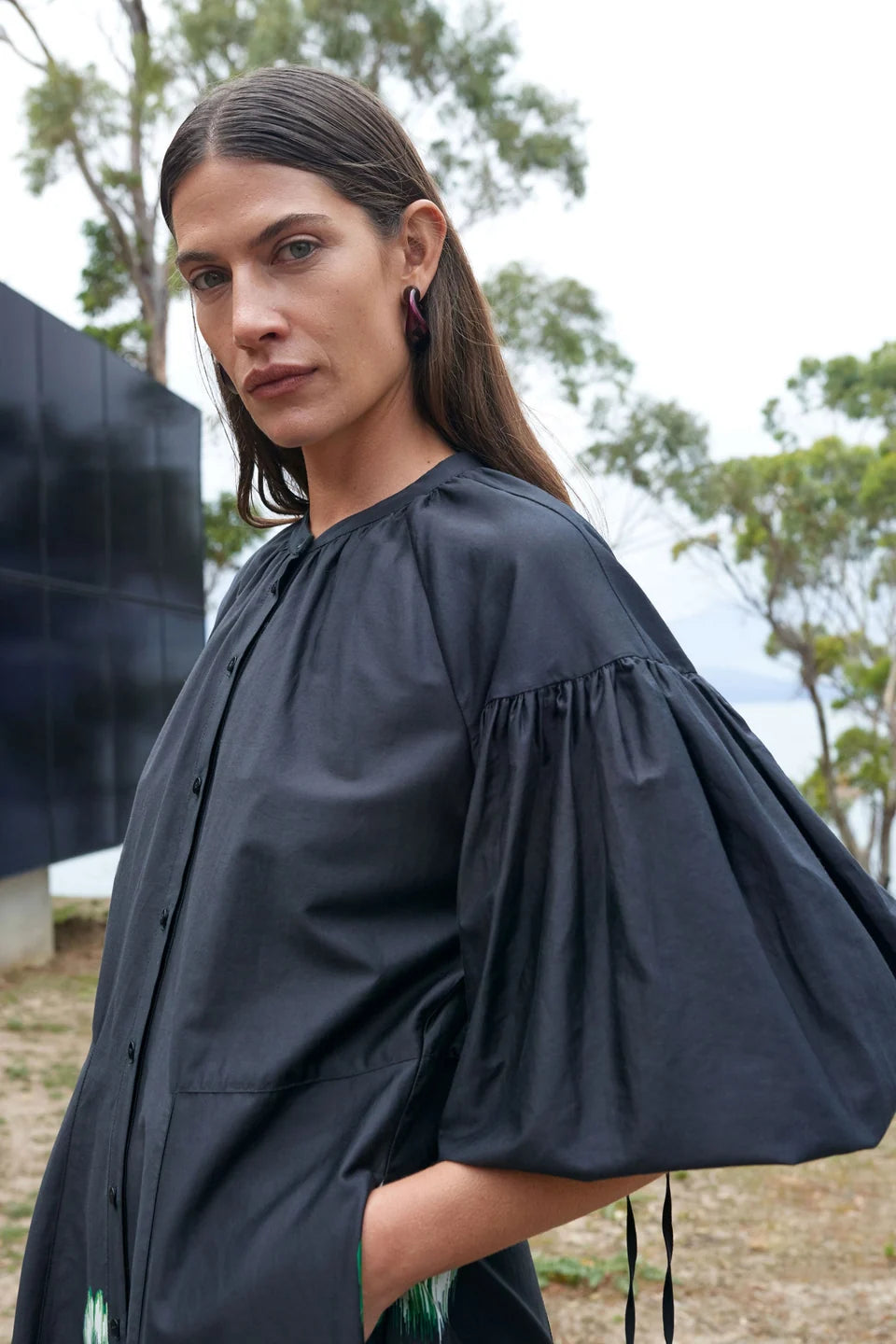 Elk Eller Dress - Arkite Print