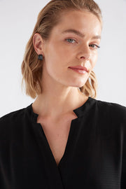 Elk Illsta Mini Hoop Earrings - Celery
