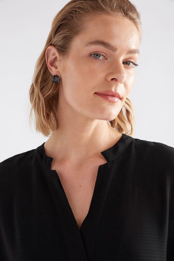 Elk Illsta Mini Hoop Earrings - Celery