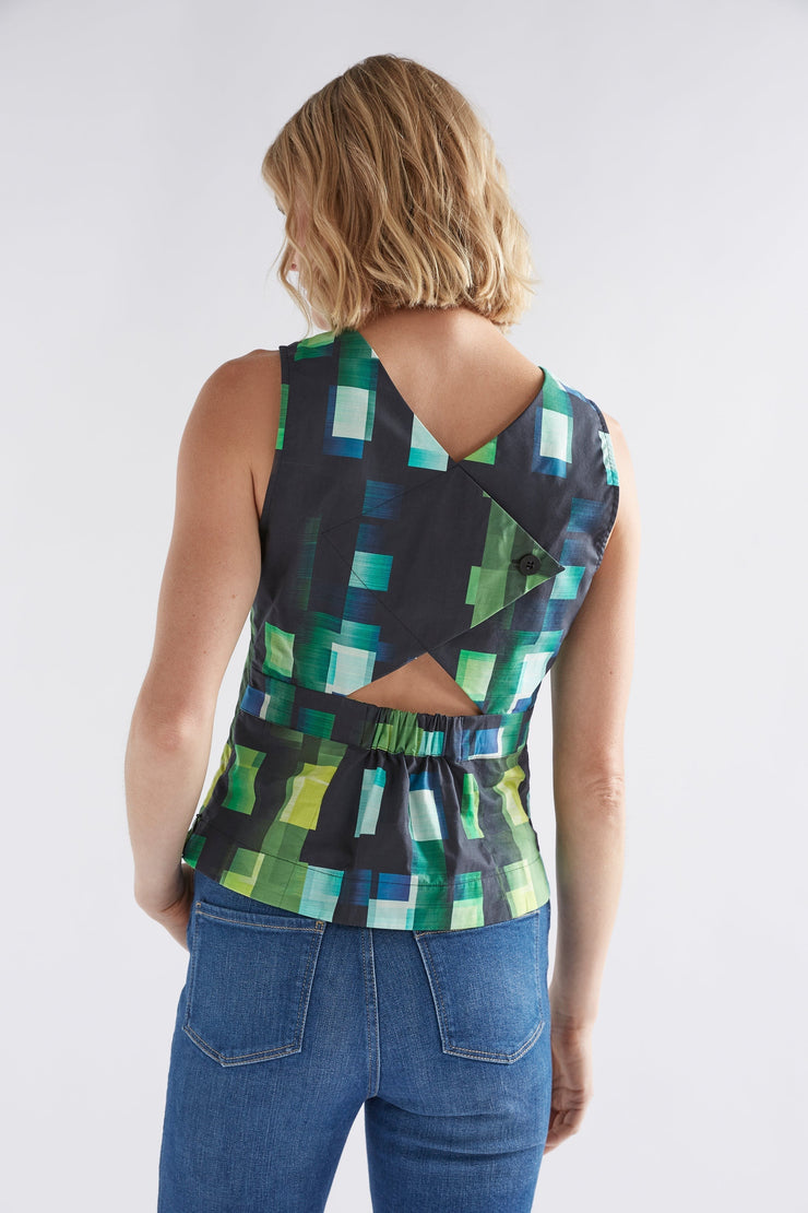 Elk Indi Tank - Green Shutter Grid Was $199 Now