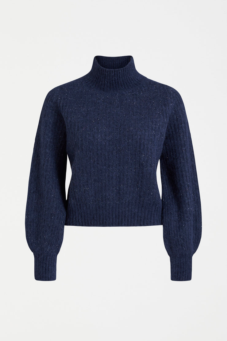 Elk Kaanto Sweater - Navy Was $299 Now
