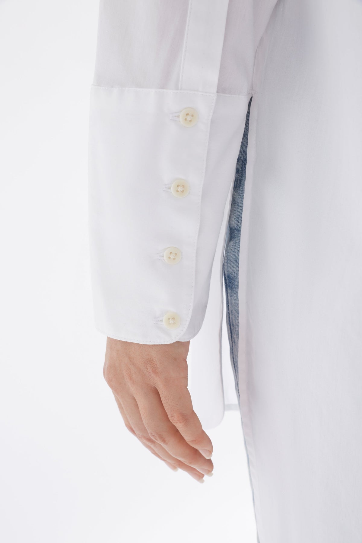 Elk Ligne Shirt - White Was $259 NOW