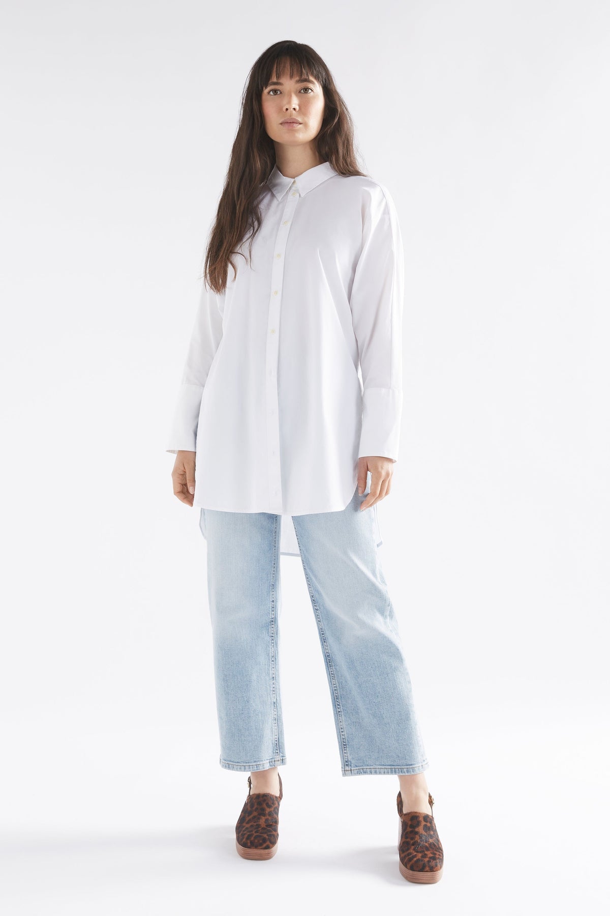 Elk Ligne Shirt - White Was $259 NOW