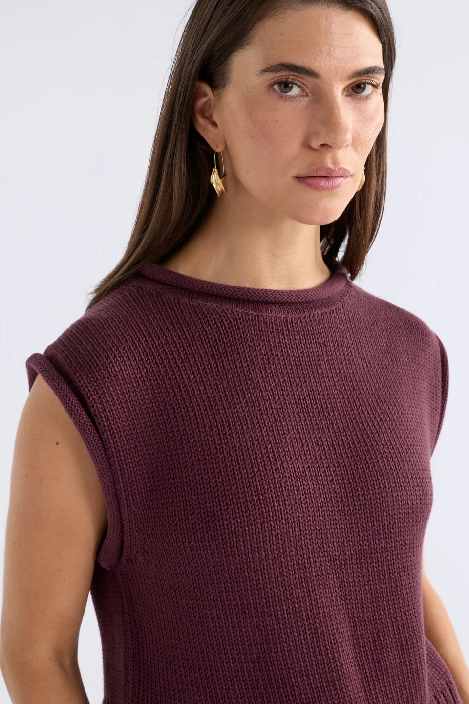 Elk Lunel Vest - Shiraz