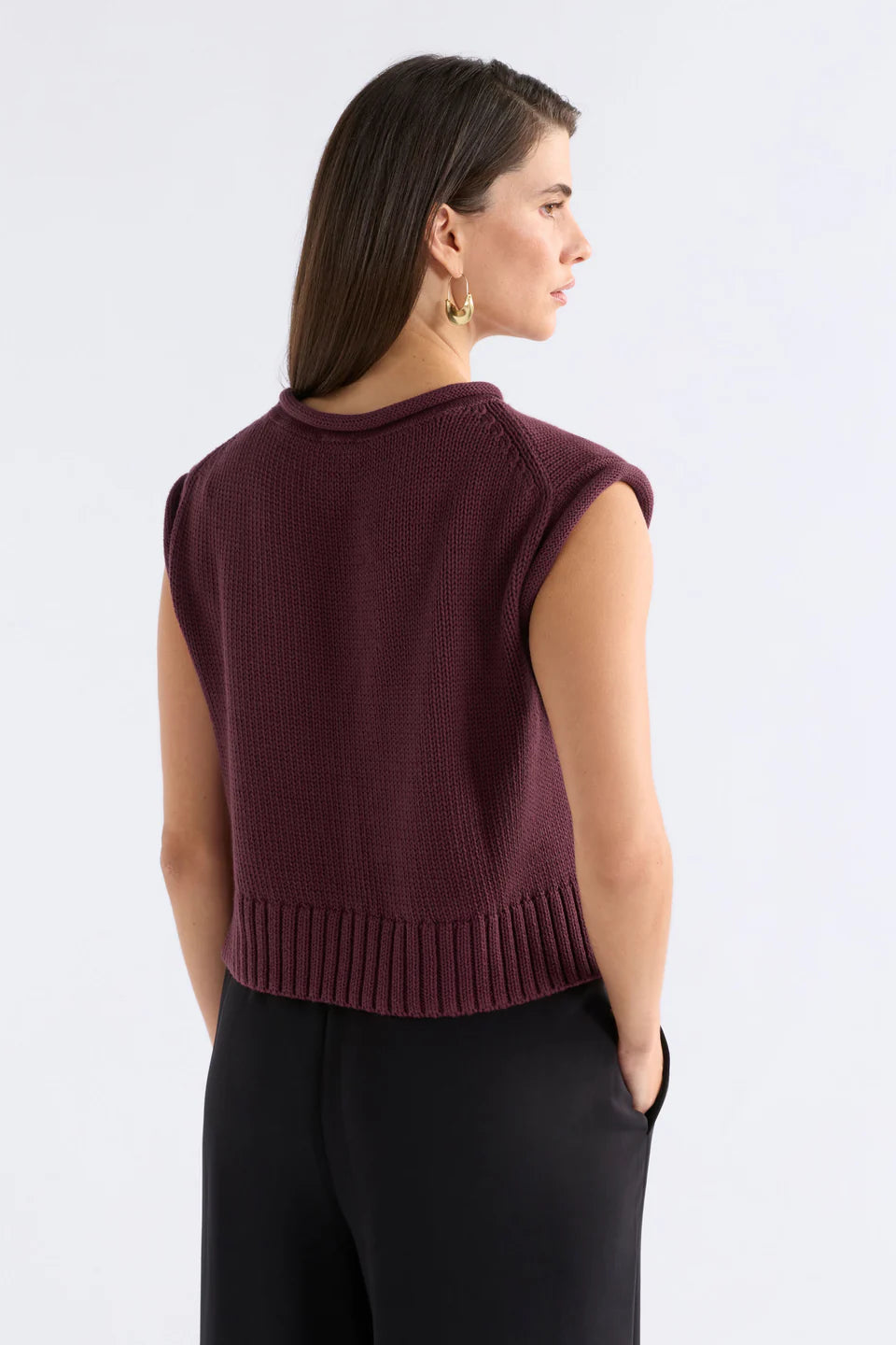 Elk Lunel Vest - Shiraz