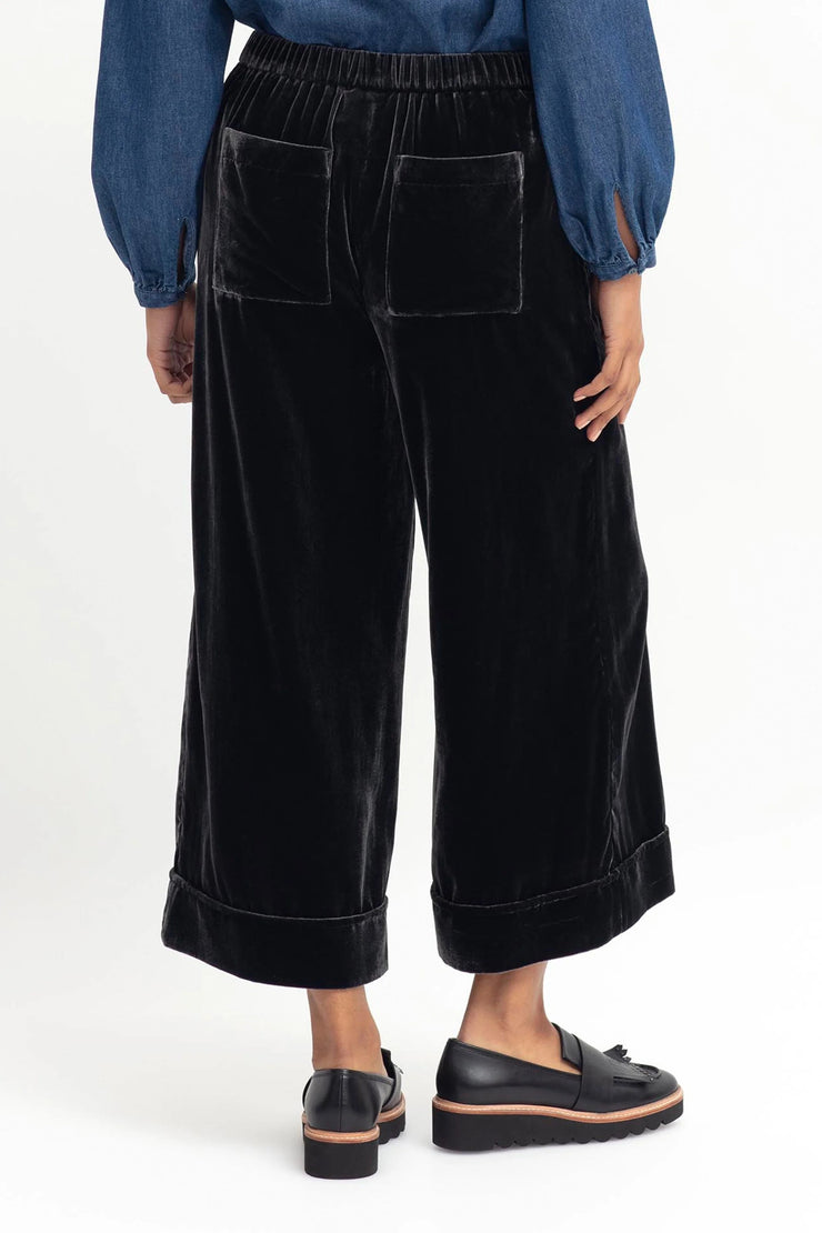 Elk Mette Velvet Pants - Charcoal Was $255 Now