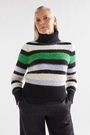 Elk Ollie Sweater - Multi Stripe Was $399 Now