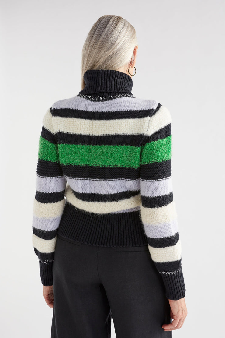 Elk Ollie Sweater - Multi Stripe Was $399 Now