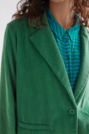 Elk Rhes Cord Blazer - Sea Green